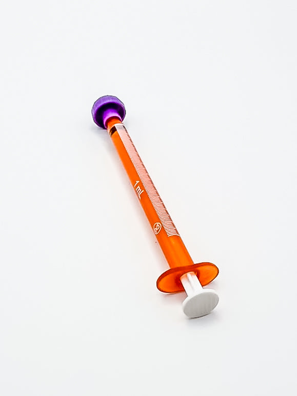 BAXTER Amber Oral Syringes with tips (1ml)
