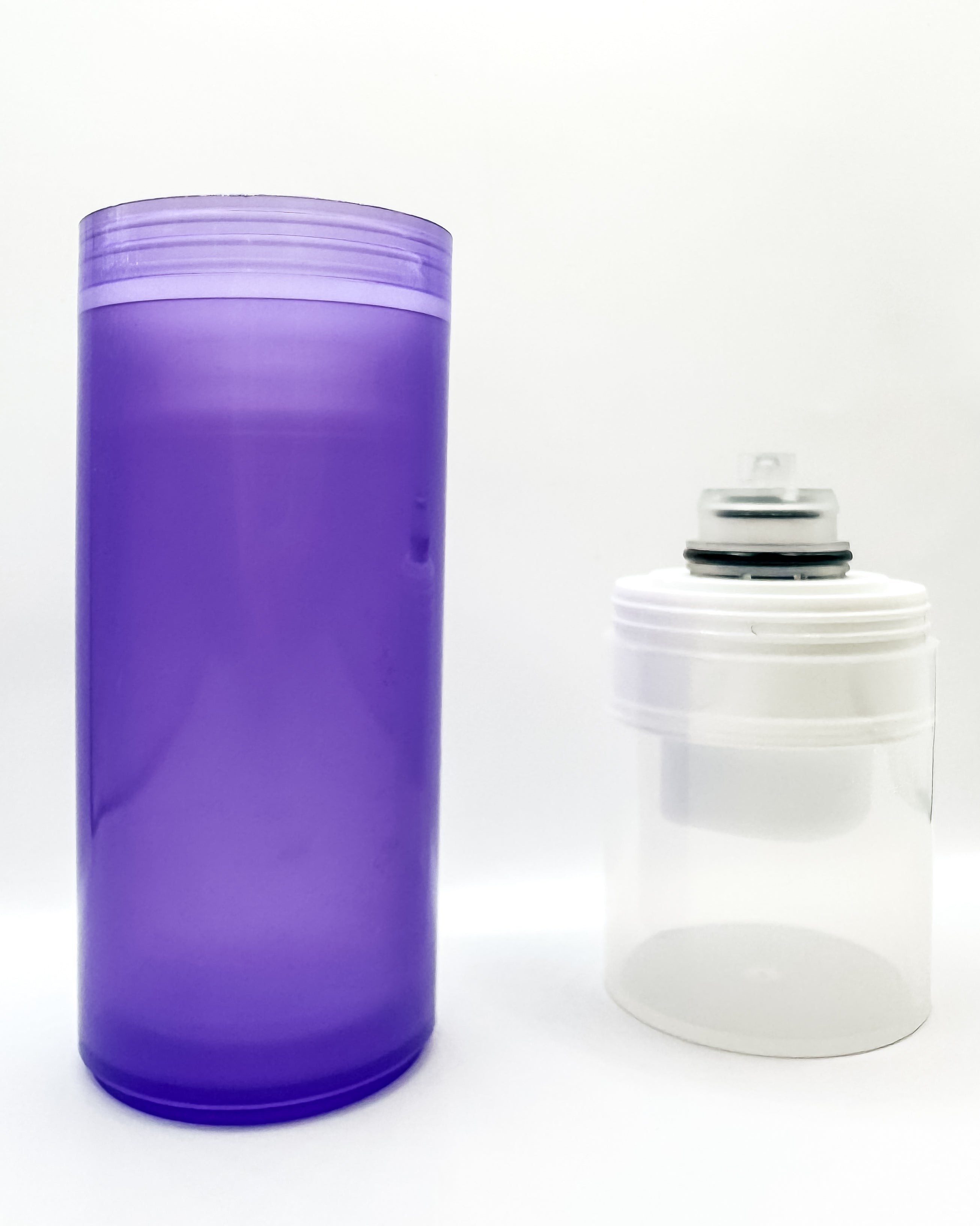 Topi-Pump Sleekline 30ml Bottle - 0.25ml Actuator - PURPLE/CLEAR