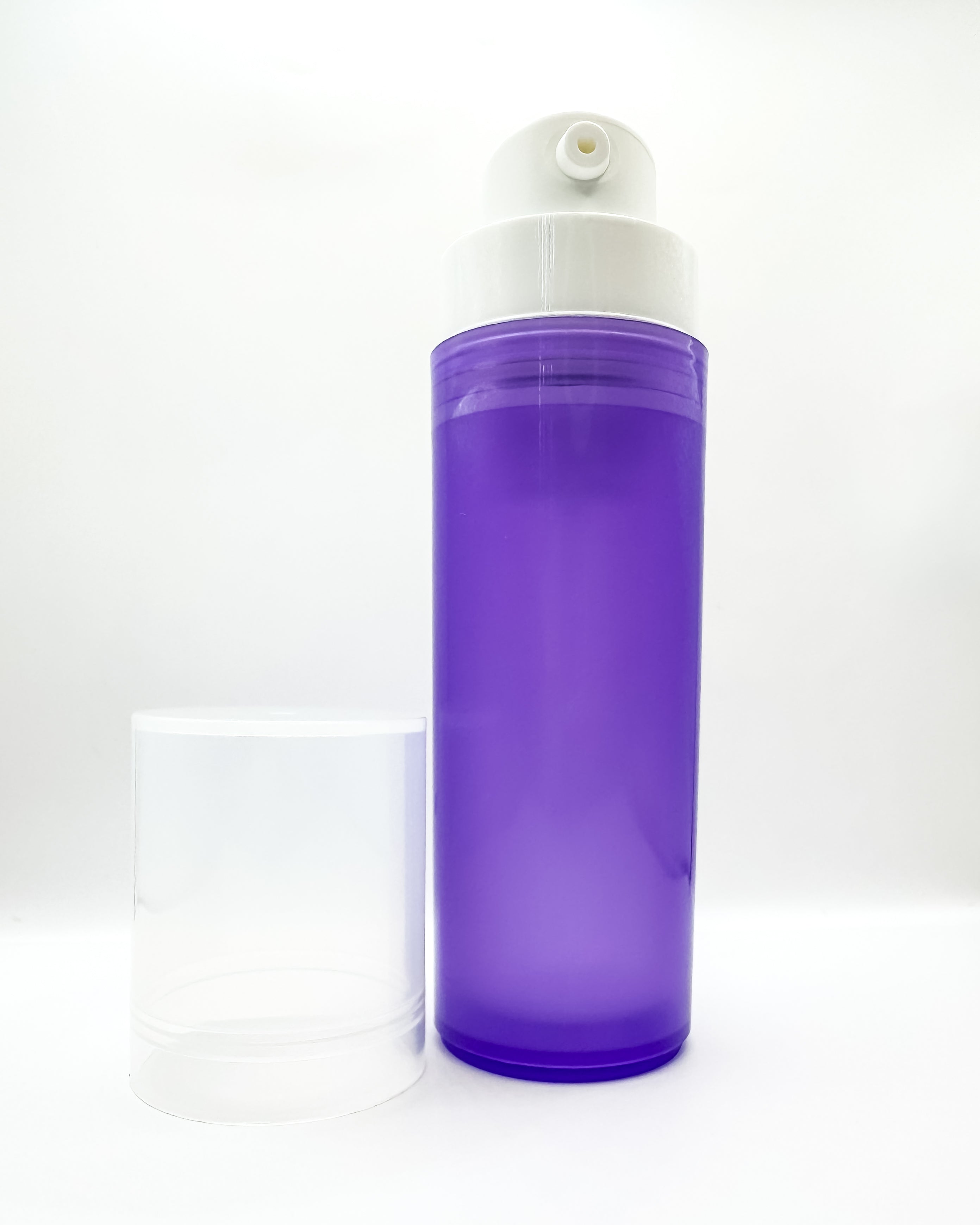 Topi-Pump Sleekline 30ml Bottle - 0.25ml Actuator - PURPLE/CLEAR