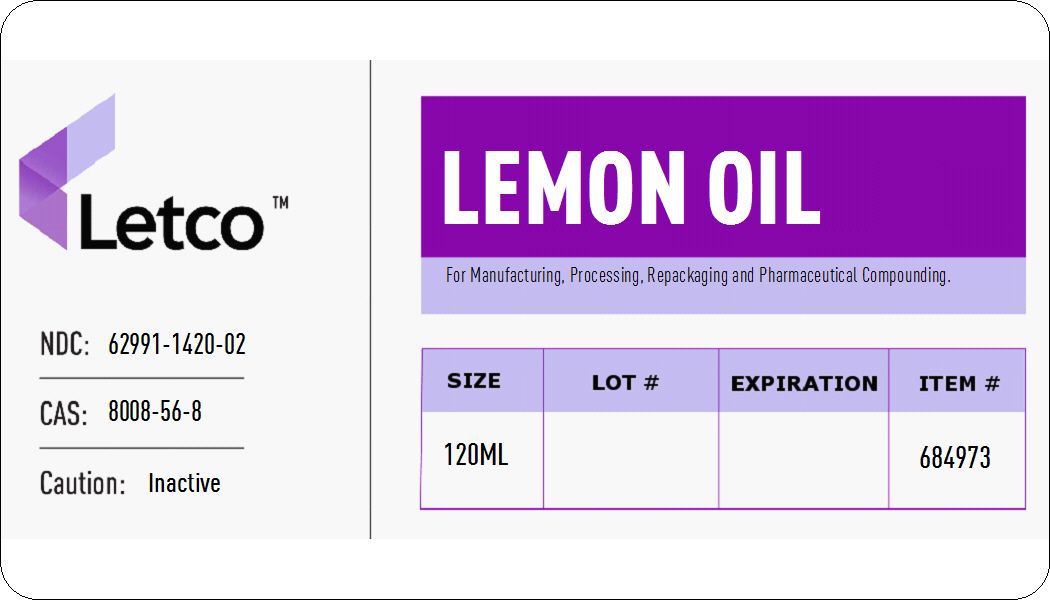 Lemon Oil - Short-dated, exp. 31 Jan 2025