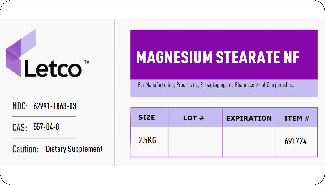 Magnesium Stearate NF/EP - Short-dated, exp. 15 Jan 2025