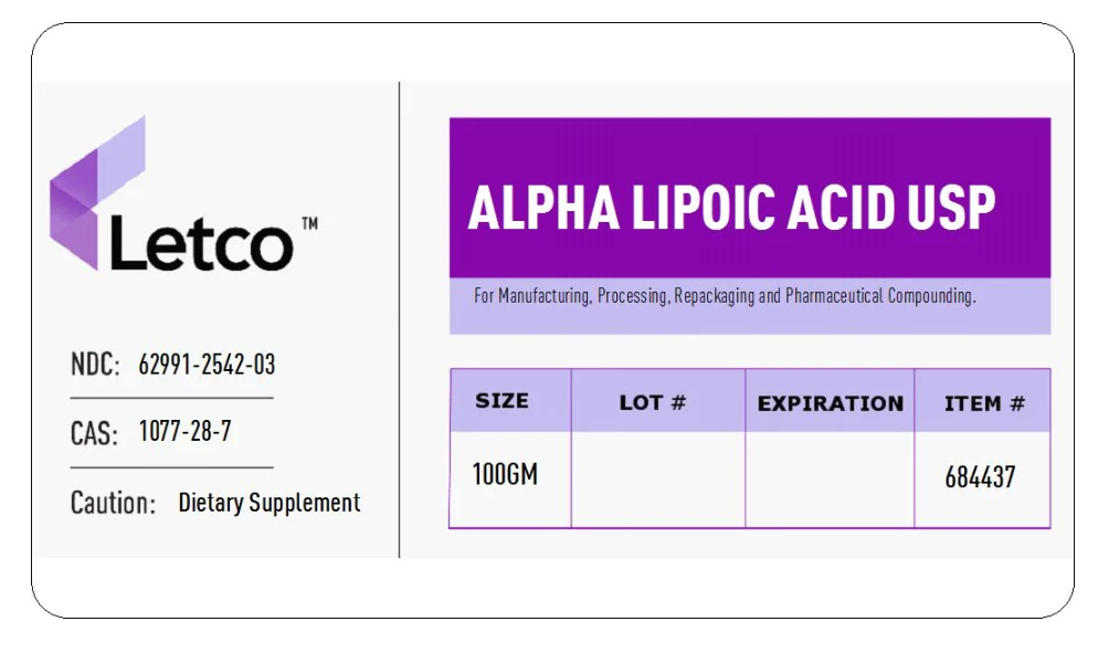 Alpha Lipoic Acid USP