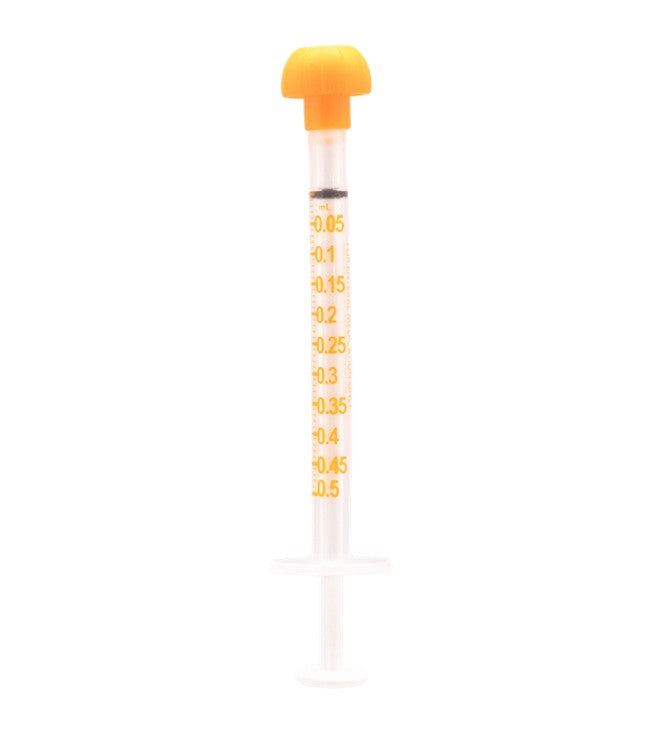 BAXTER Clear Oral Syringes with tips (1ml)