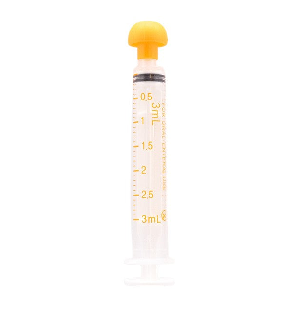 BAXTER Clear Oral Syringes with tips (3ml)
