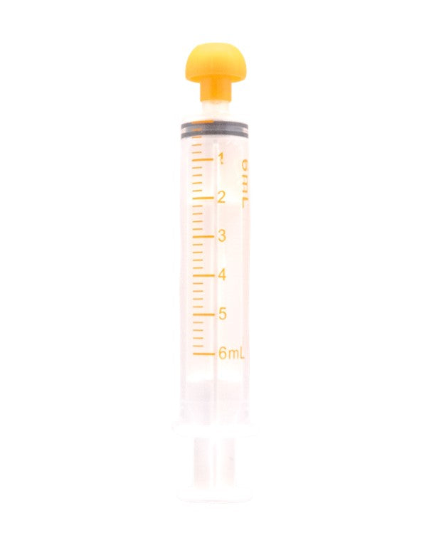 BAXTER Clear Oral Syringes with tips (6ml)