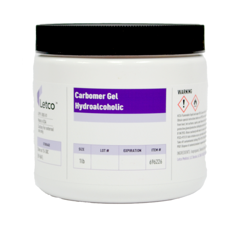 Carbomer Gel Hydroalcoholic