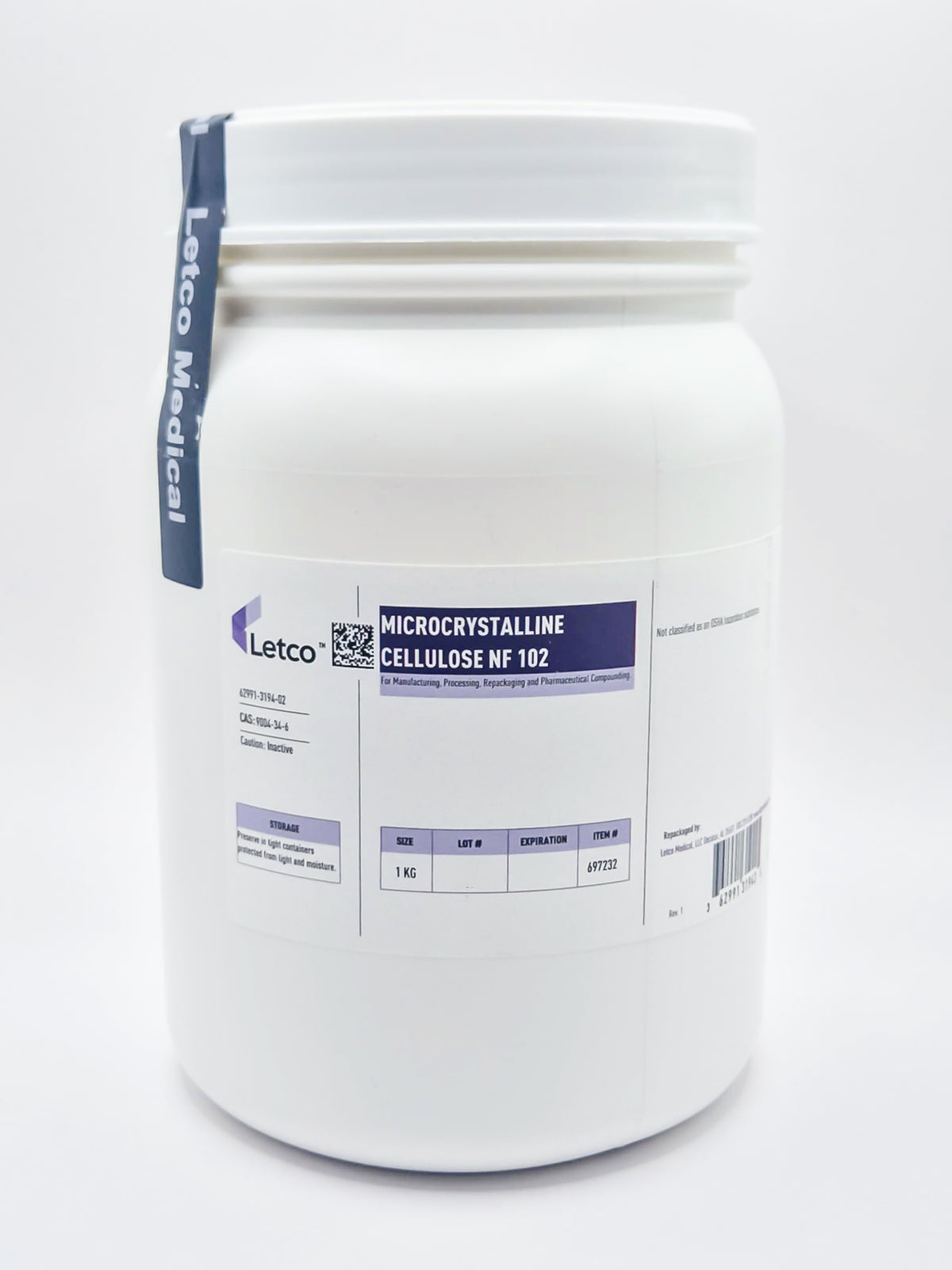 Microcrystalline Cellulose NF 102 — Bella Corp Trading