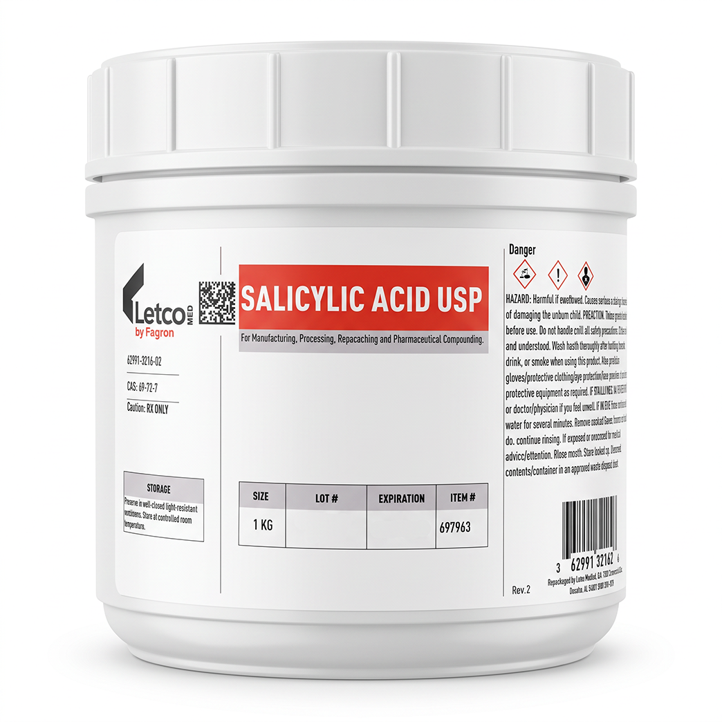 Salicylic Acid USP Rx (API grade)
