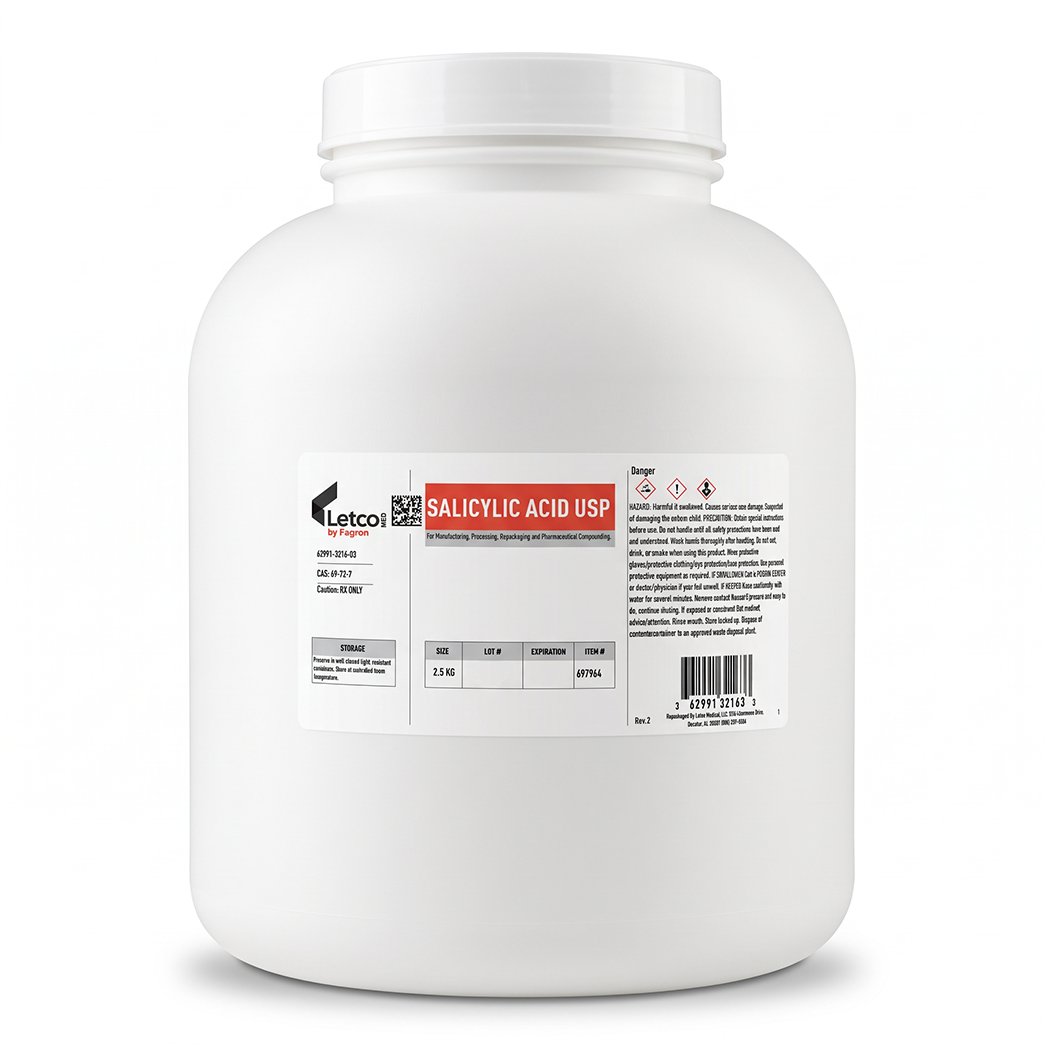 Salicylic Acid USP Rx (API grade)