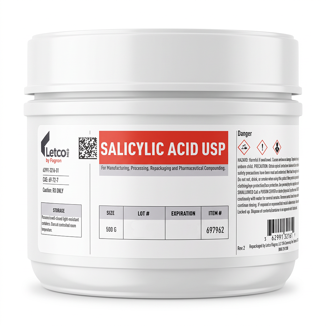 Salicylic Acid USP Rx (API grade)