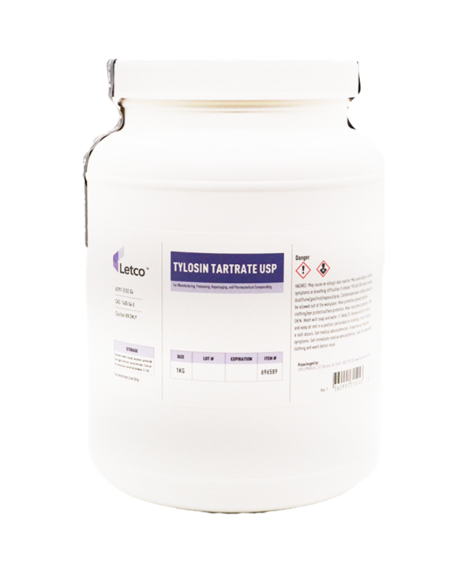 Tylosin Tartrate USP (Vet use only)