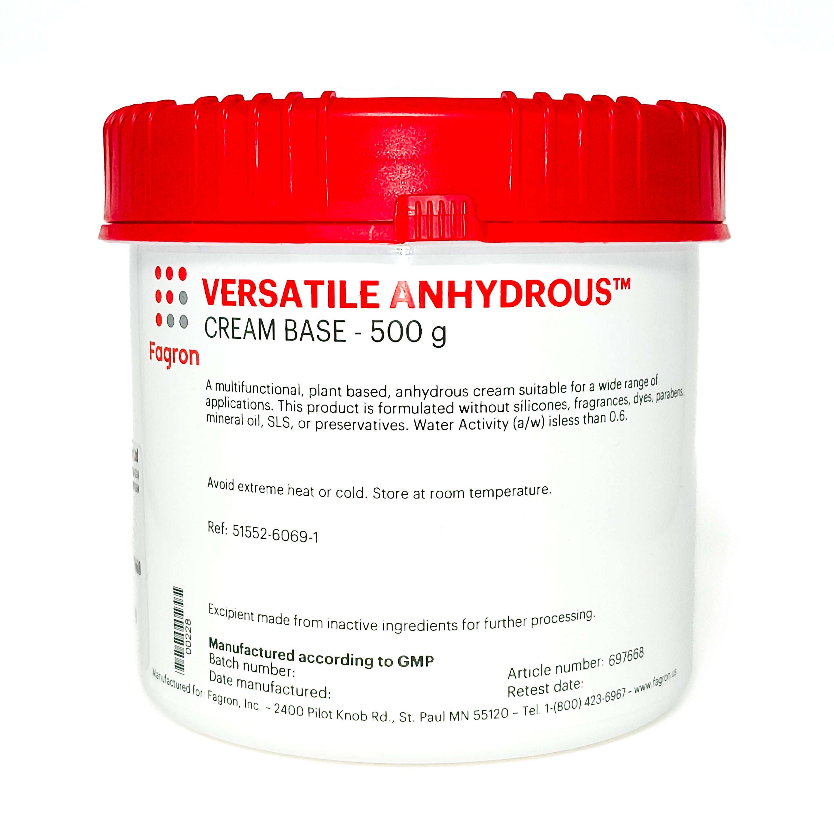 Versatile™ Anhydrous Cream Base *CREAM OF THE MONTH*