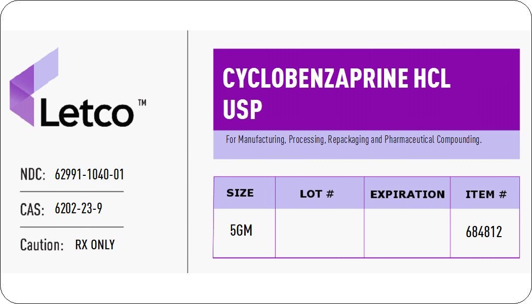 Cyclobenzaprine HCL USP