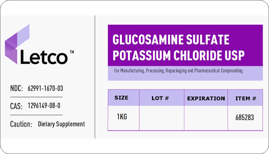 Glucosamine Sulfate Potassium Chloride USP