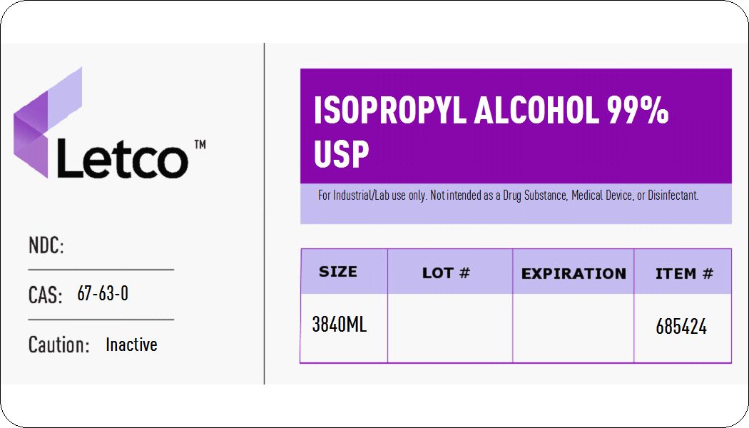 Isopropyl Alcohol 99% (*HAZMAT*)