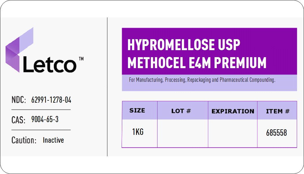 Methocel E4M Premium USP