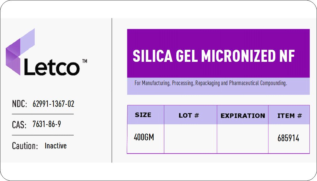 Silica Gel Micronized NF