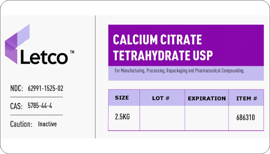 Calcium Citrate Tetrahydrate USP