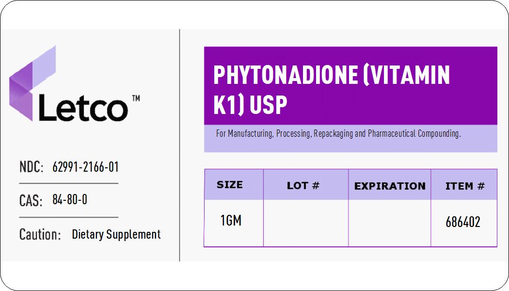 Phytonadione USP (*cold pack*)