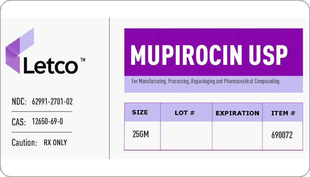Mupirocin USP (*cold pack*)