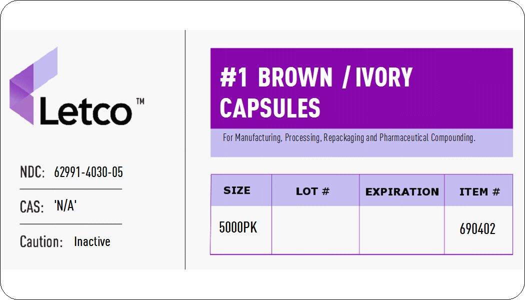 Capsules #1 Brown/Ivory