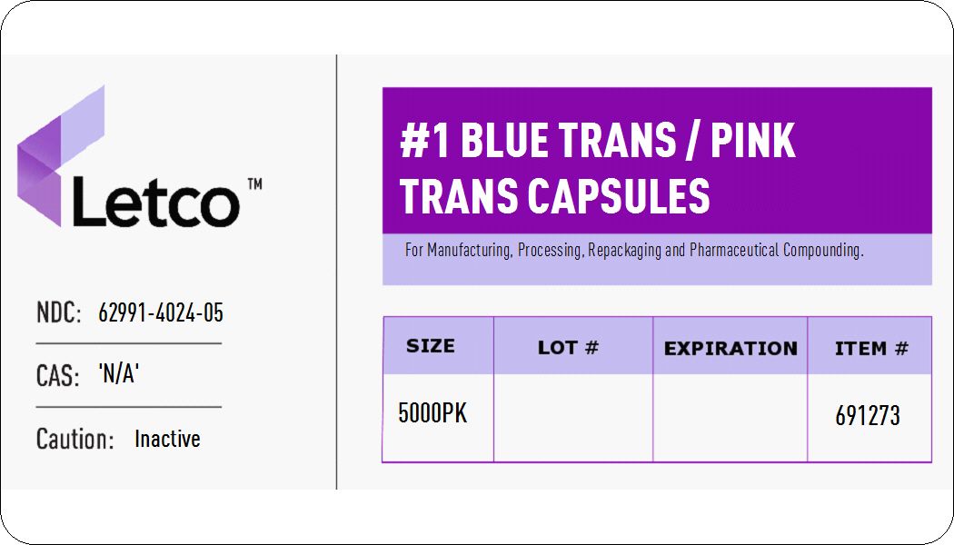 Capsules #1 Blue Translucent/Pink Translucent