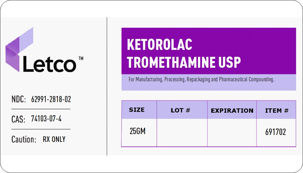Ketorolac Tromethamine USP