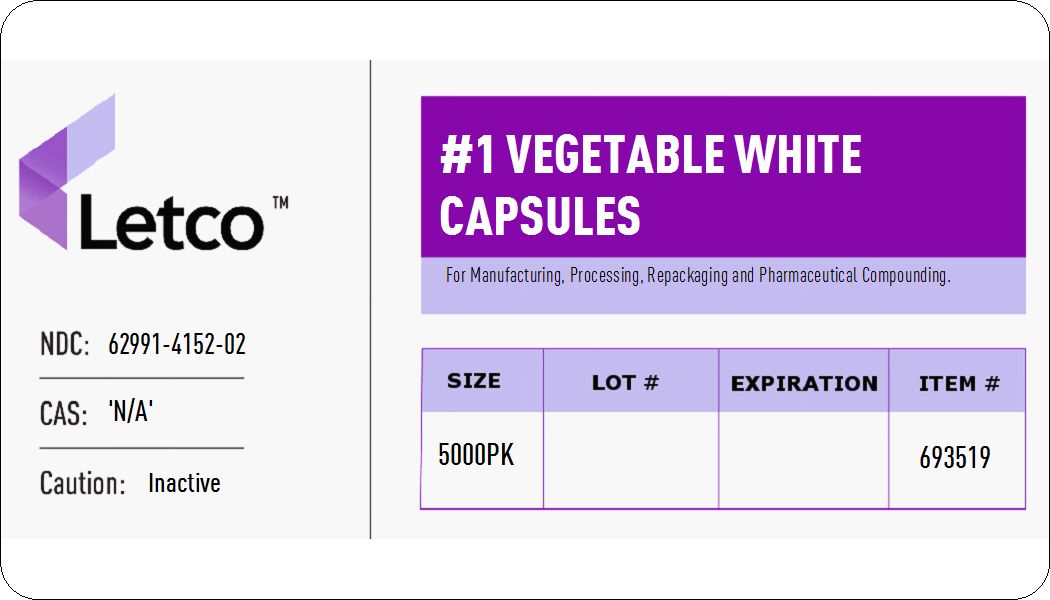 Capsules #1 Vegetable White