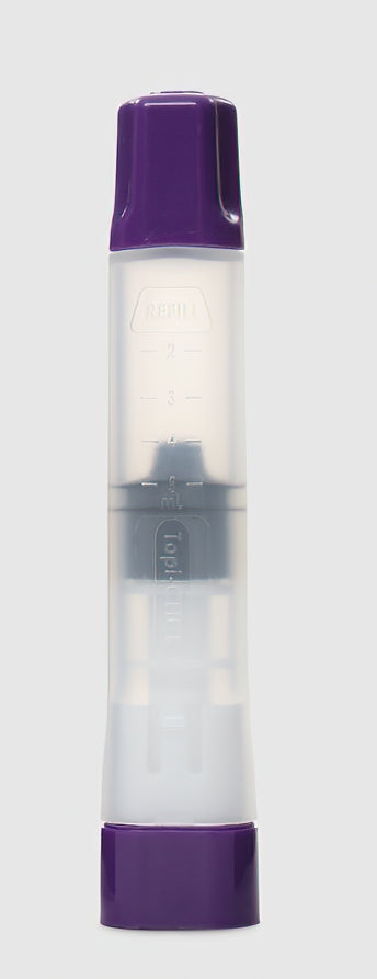 Topi-Click Micro Pen 5ml Angled, Purple — Bella Corp Trading