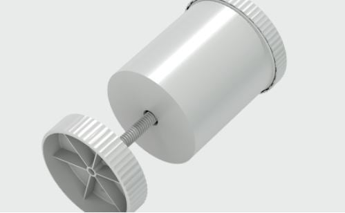 EMP/Unguator Jars with Spindle - 300ml (4/pk) - White